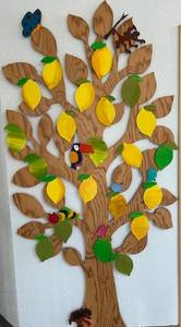 Hier dürfen alle Tauffamilien ein Foto Ihres Täuflings mit Taufspruch anbringen